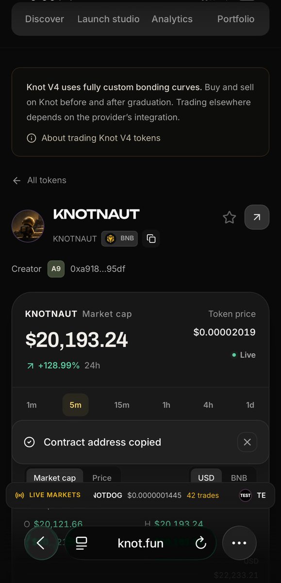 Daugflawless's tweet photo. Imagine if $KNOT was the next $PONS $BNB style this is the mascot of $KNOT 

0xa9f9bd8a103aa6f124e4fddd1c55856c3c40c98f
Buy it on https://t.co/qUg9uax8oE https://t.co/voXxV98Dot