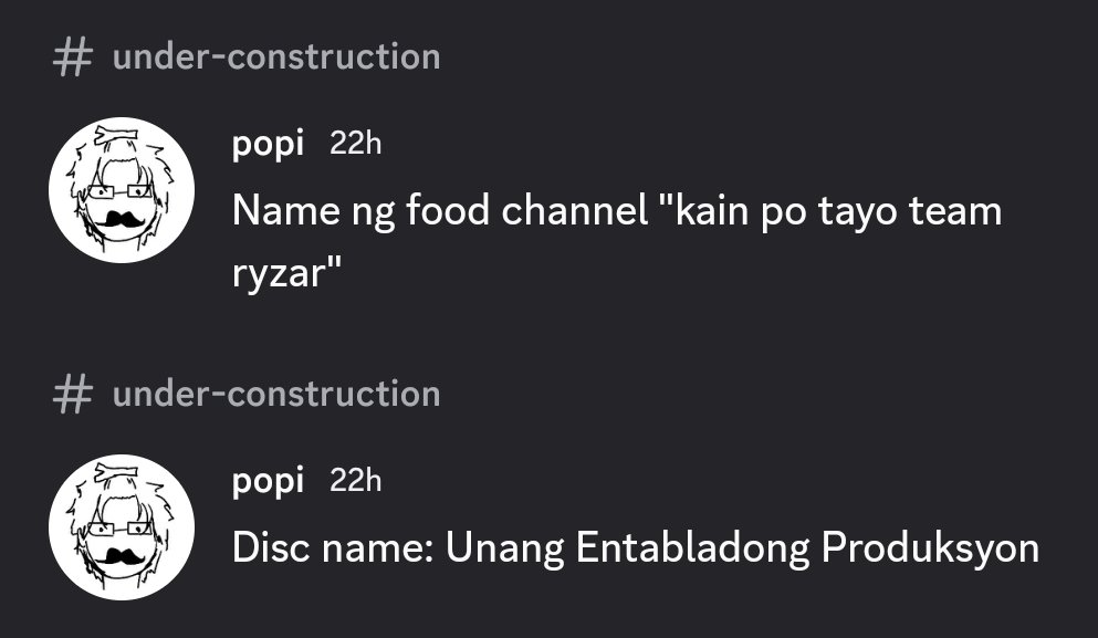 popirext's tweet photo. HI PO!!!! beke nemen- nanlilimos po kami ng suggestions para sa categories and channel names sa server :3

here's some ideas we've come up!

BUT these might not be the final names so HELP US OUT!! NAGMAMAKAAWA PO AKO, KAMI, SILA, and I, thank you. https://t.co/gljXsZuIdU