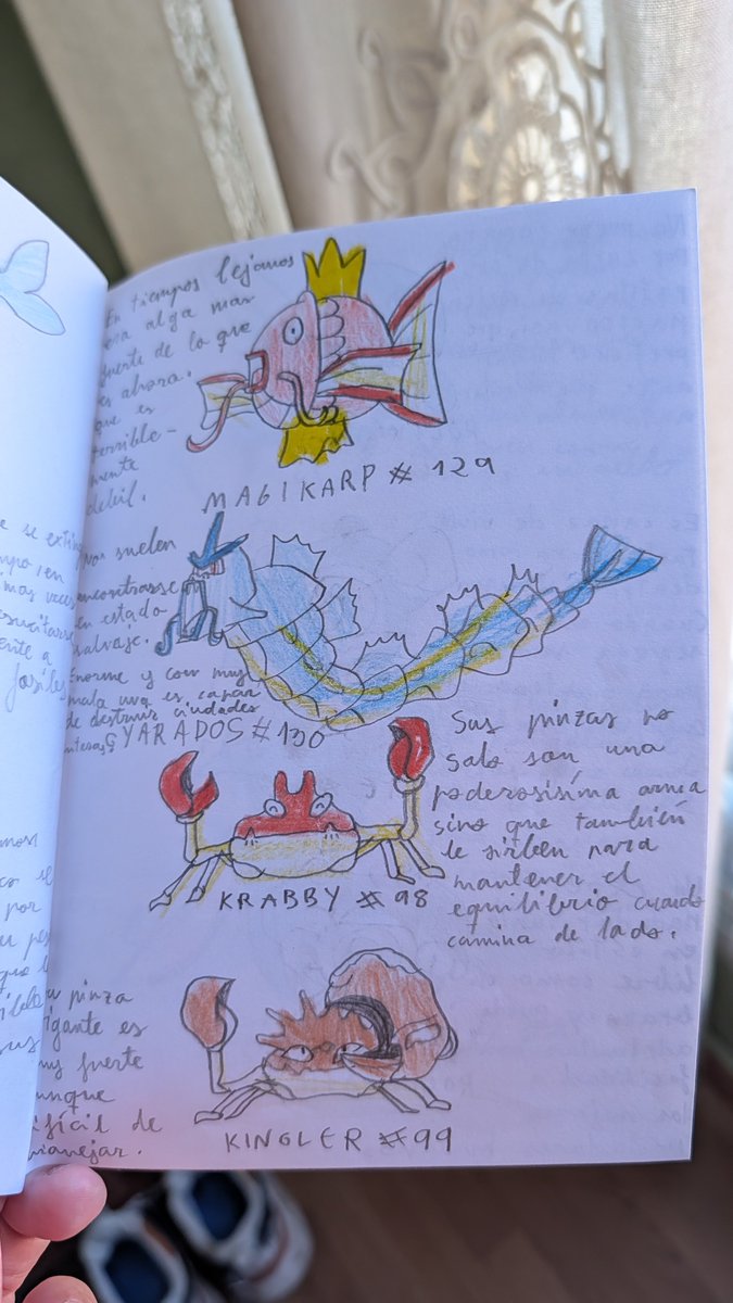 Keunam_'s tweet photo. La guía de Pokémon de agua que hice con 11 años.😹 https://t.co/faHyzkMfv8