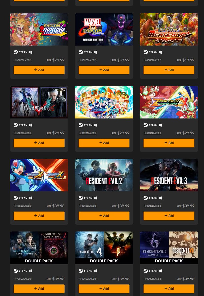 Wario64's tweet photo. Build your own Capcom Mega Bundle on Fanatical (starting at 2 games for $12.99) https://t.co/pLDsktPCDn #ad https://t.co/34XRbupvMy