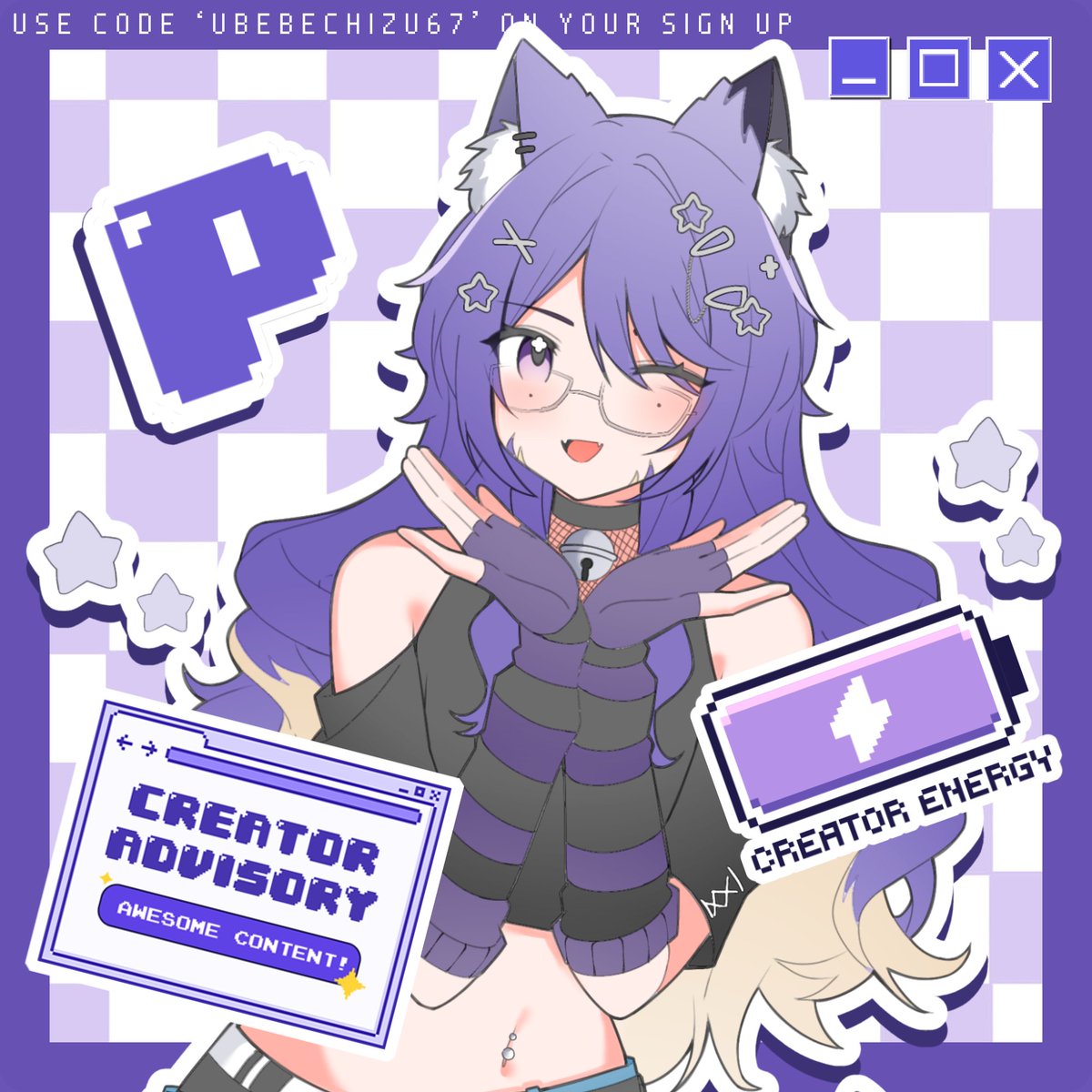 ubebechizu's tweet photo. 「 ✦  ANNOUNCEMENT  ✦ 」

👾 Hewwo, Ubesties! (˵◝ ⩊  ◜˵マ ✨

Excited to let you know that this Ube Cheese Cat Vtuber will be one of the first creators to use SUBSCRIPTIONS at @Pixel4Creators! Wanna see exclusive behind-the-scenes of my future projects? 👀

⤵️ Sign up to #PIXELforCreators below and use my code 'UBEBECHIZU67' 🤪