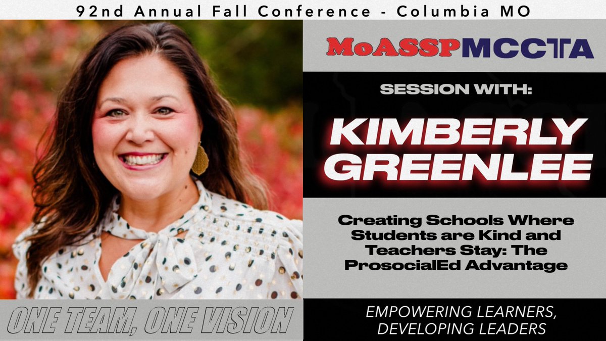 moassp's tweet photo. 92nd Annual MoASSP/MCCTA Fall Conference Sept. 20-22. Register Today!
https://t.co/4j0aiwV82Q https://t.co/OGJzeVo3zg