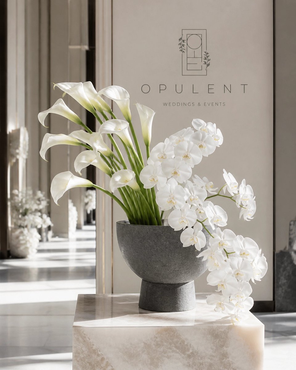 Opulent_Wedding's tweet photo. Floral design meets fine architecture. Command the room with sculptural stems and quiet opulence. Our "Silent Luxury" creates beauty.

Plan your visionary event: https://t.co/cTOU3Mac8S

#SilentLuxury #WeddingDesign #SculpturalFlora #PhillyWedding https://t.co/AgaP9VryGj