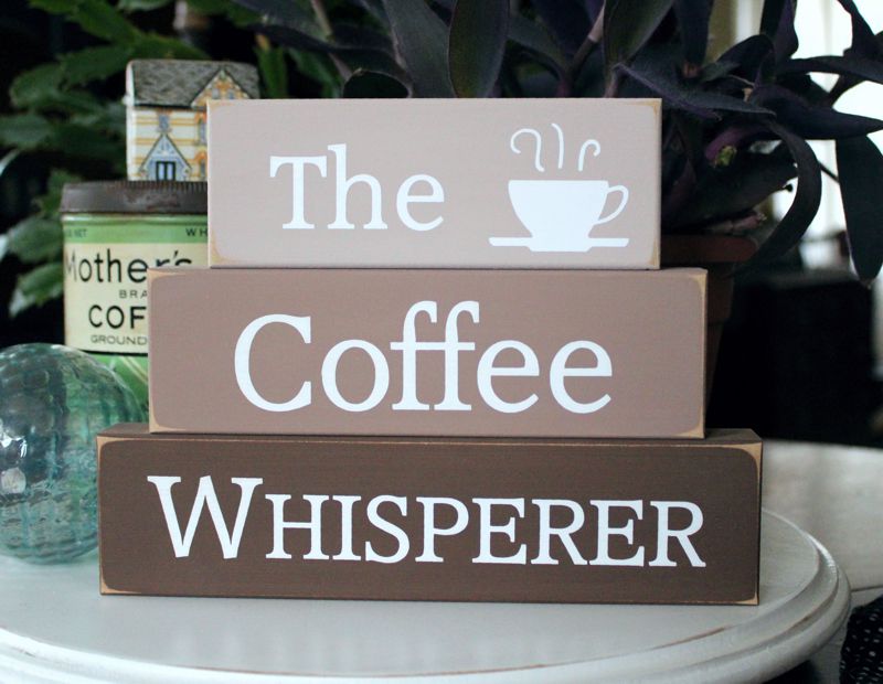 CountryWorkshp's tweet photo. #CoffeeWhisperer Shelf Sitter Blocks #KitchenDecor #CoffeeLover Stacking Blocks #smilett23 https://t.co/g58KS10jD5 via @Etsy https://t.co/3Y8MI8foxQ