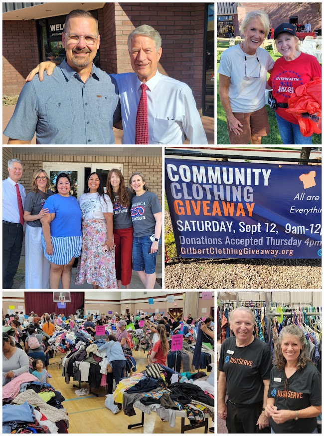 EVPLewis's tweet photo. Throughout the #phxeastvalley #911DayofService events took place over the weekend; to hundreds of volunteers, THANK YOU! With @EVPartnership, we had the privilege to be with Evident Life Pastor @ericjonesaz in @TownofGilbert prior to the start of several @JustServe projects. https://t.co/zjoiFiacC9