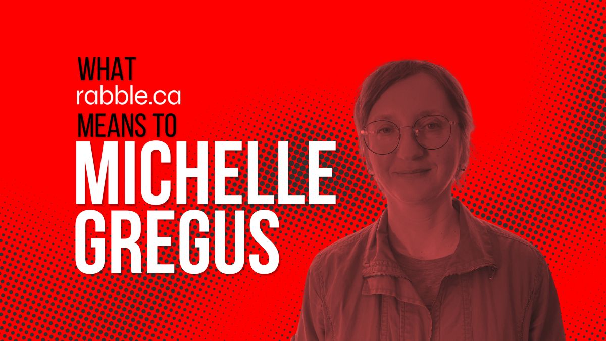 rabbleca's tweet photo. rabble surveyed some of the members of our community and asked what rabble means to them. Hereโs what https://t.co/ycC1CVK78s means to Michelle Gregus. #canpoli #canlab #canadiannews
https://t.co/n0cfHYUqUf https://t.co/DWuPRXv3AL