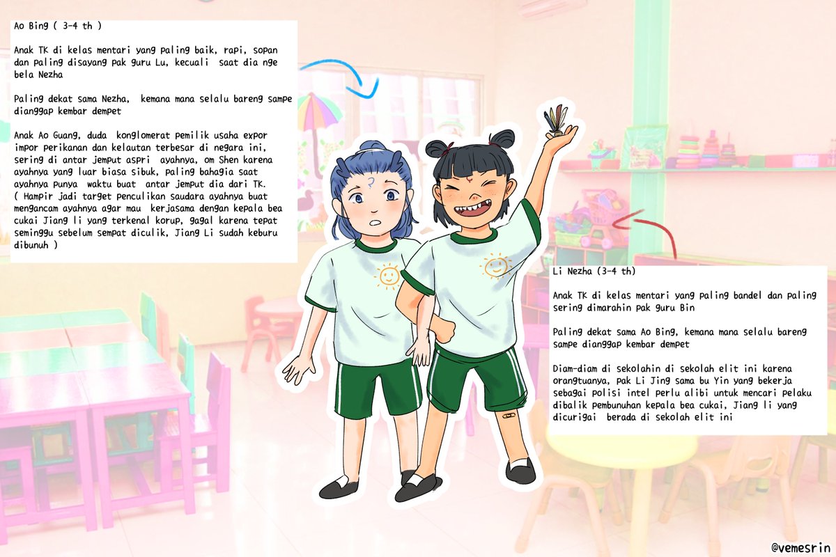 Vemesrin_'s tweet photo. (1/4) Kepikiran bikin crosscover lokal nezha sama ba xian, JADILAH #tkmentariAU (english version on 3rd and 4th panel)
Prolly will be updated sporadically
#权宾 #藕饼 #八仙 #哪吒 #AllWishesComeTrue #nezha
#QuanBin #Oubing #钟离权 #吕洞宾 #敖丙 #AoBing #zhongliquan #ludongbin https://t.co/gYqmL8gG4y
