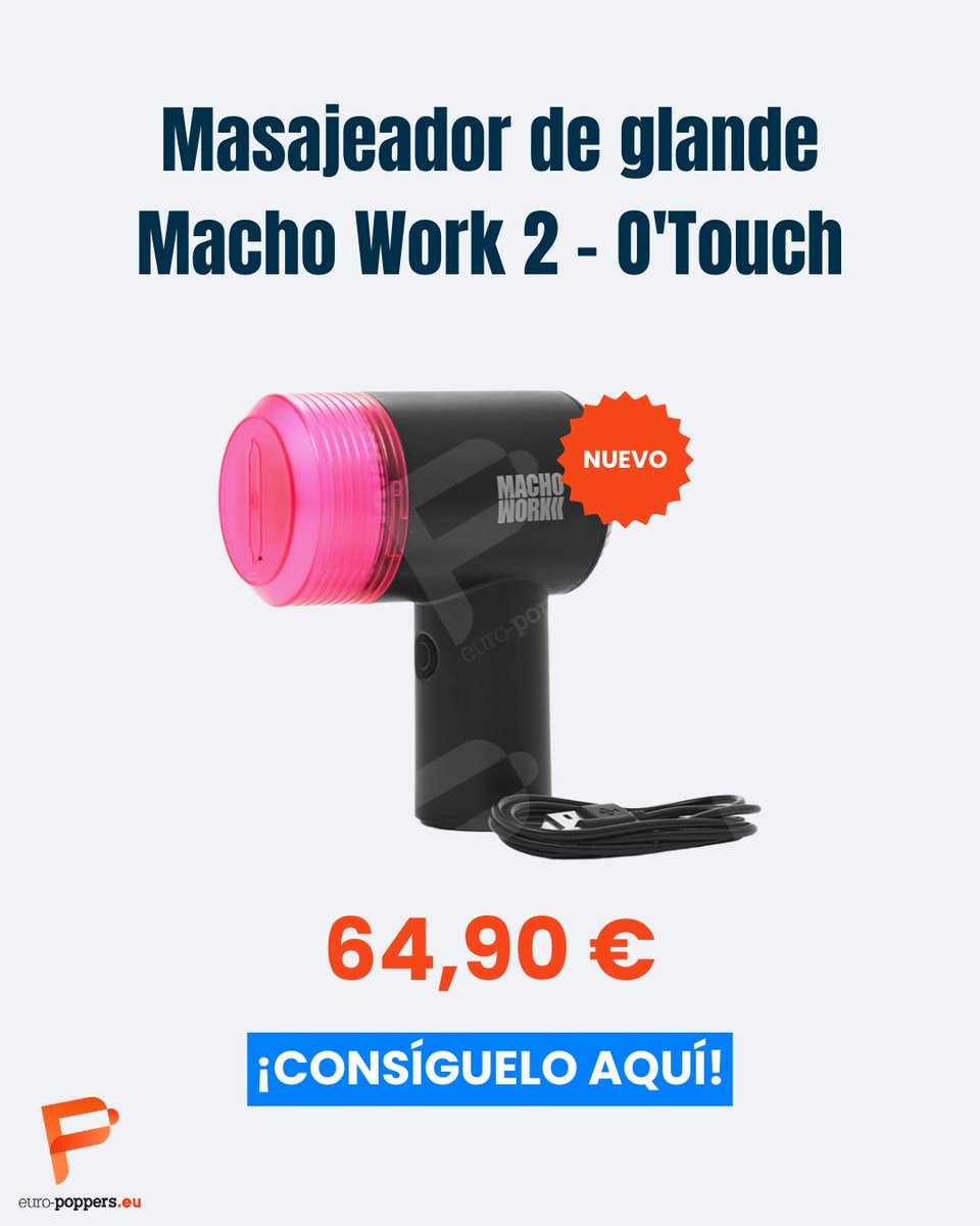 EuroPoppers_ES's tweet photo. ¿Y si la estimulación más intensa viniera de la precisión, no del tamaño?⚡
Macho Work 2 combina dos sensaciones en un solo dispositivo, con varios modos para que elijas la intensidad.
👉 Pídelo hoy mismo.
https://t.co/Ewbnwg0mTB
#EuroPoppersEspaña #Placer #Masajeador #Masturbador