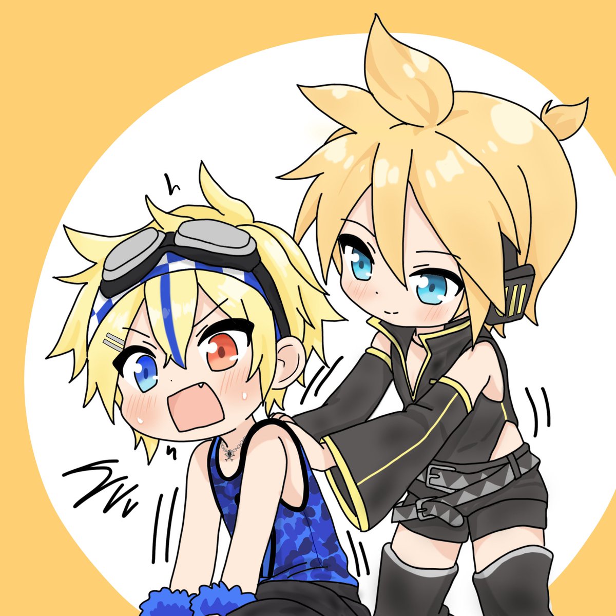 TSueda_'s tweet photo. ライパン
このあとパンキはやり返されます😌
 #鏡音レン https://t.co/z6wONK2pCi