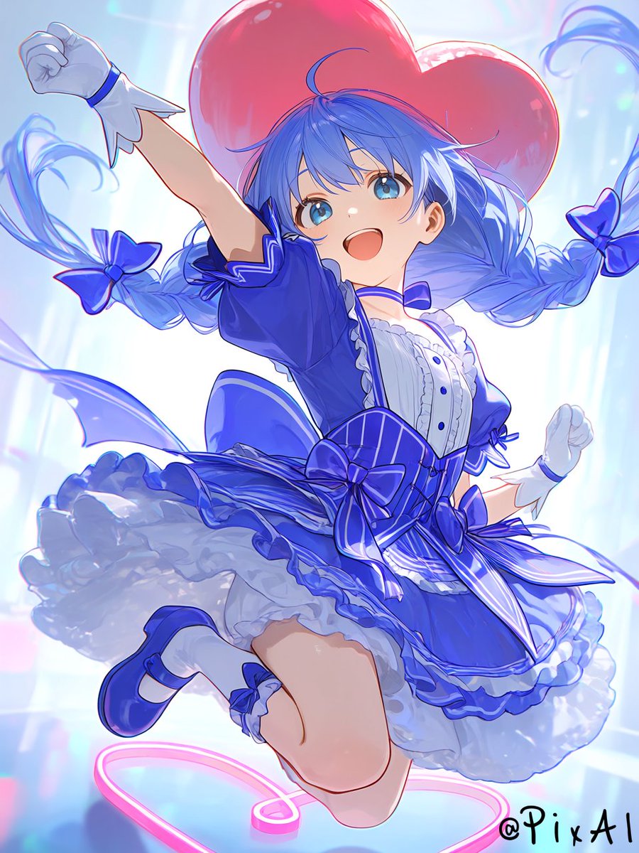 ayaTengen's tweet photo. #ハートアクション 
#PixAI

ハートの帽子（に見えたらいいなぁ）です https://t.co/YFe5578C8W
