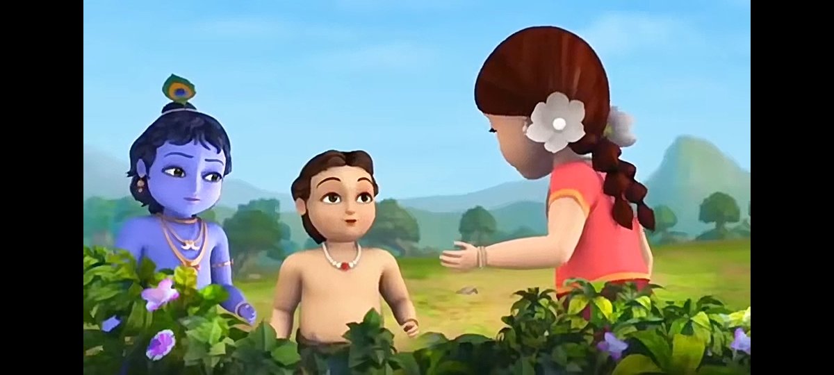 cikizzz_'s tweet photo. bisa ga sih little krishna ditayangin di tv lagi?? setiap malem dehh abis upin ipin, gua butuh tontonan yg kek gini lagii.. seruuu😁 https://t.co/U43BeOmju3