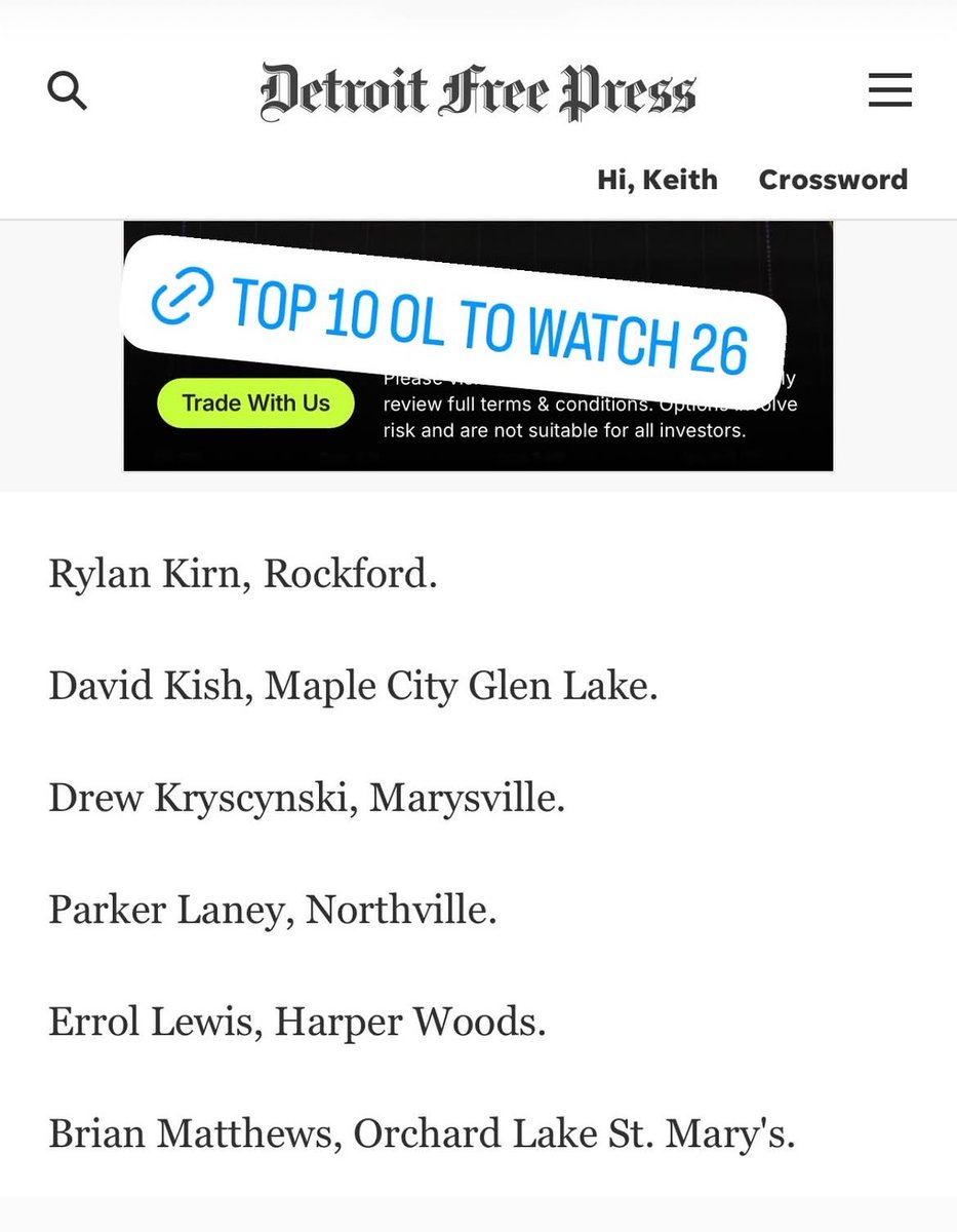 CoachGrayKay's tweet photo. Keep working son @Errol_lewis52 💪🏾🤞🏾🎉 @TomLoy247 @ChadSimmons_ @AllenTrieu @statechampsmich @HW__Football @MichFBFrenzy @on3recruits https://t.co/Ru0Od47ROo