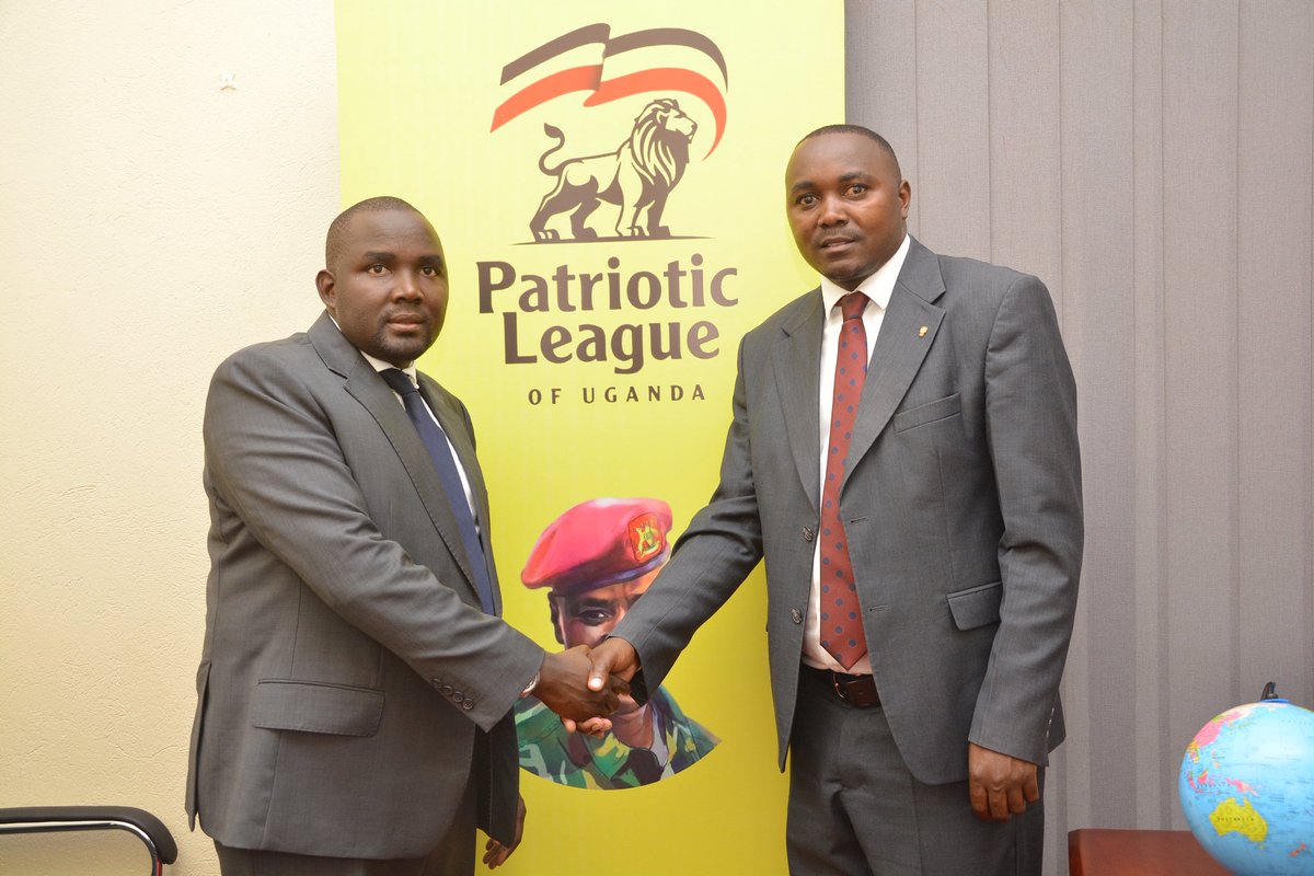 PLUsecretariat's tweet photo. Bushenyi District LC5 Chairman Twebaze Prosper has officially received endorsement books covering all 17 sub-counties and town councils in the district.

The books were handed over by our General Secretary Hon. @HonTwallafadil, who thanked him for his support. Mr. Twebaze pledged to mobilize the entire district behind the cause.

Twebaze, a former BFM Radio journalist, won the NRM flag in the 2025 primaries with about 86% of the vote and took office in May 2026 after running unopposed. The books form part of our civic endorsement drive to have Gen. @mkainerugaba as our President 2031 and beyond.