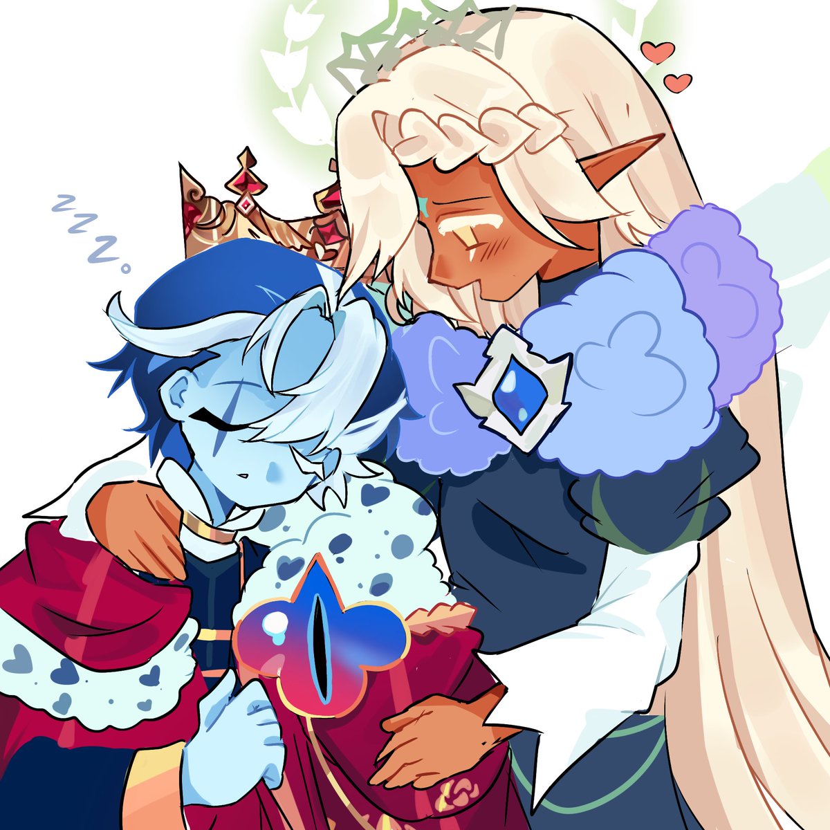 shizukauu's tweet photo. I tried my best drawing them since it’s my first ever fanart of them together! #shadowvanilla #crk https://t.co/Bn0PmfKXBq