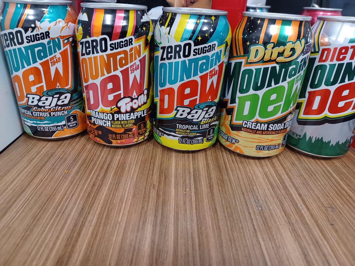 nategedge's tweet photo. @MountainDew which can should be my first selection this morning? https://t.co/O29CzzVhTf