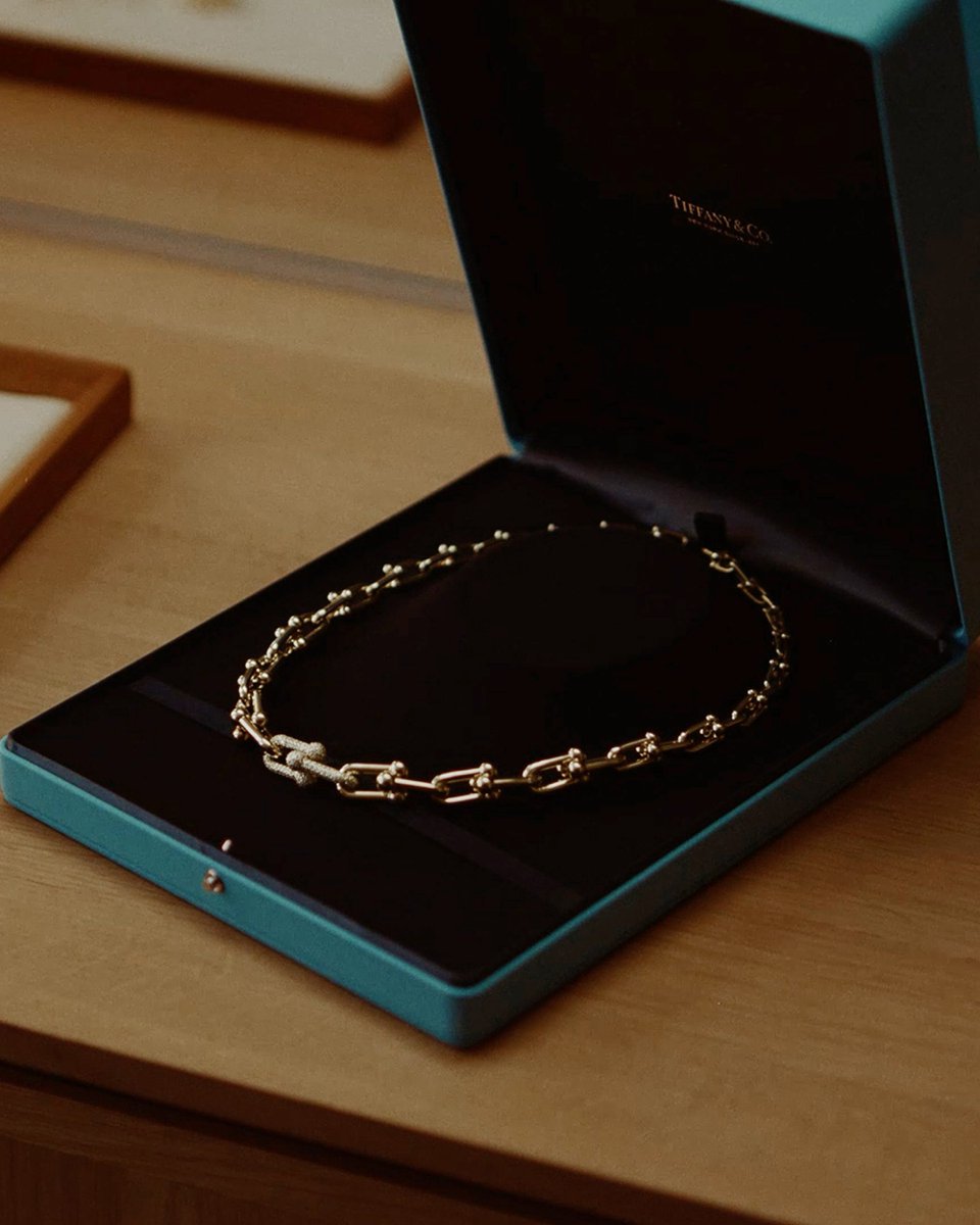 TiffanyAndCo's tweet photo. House ambassador Ai Tominaga wears the signature 18k gold links of HardWear by Tiffany—a bold symbol of the strength we find within. #TiffanyAndCo

Discover more: https://t.co/xQghPPQ4bu https://t.co/etbJ5PDH6S
