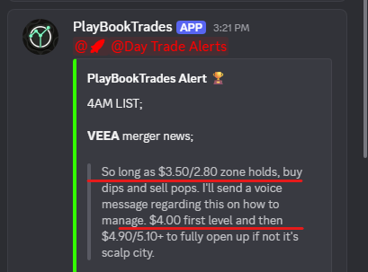 $VEEA Veea Inc. and NovaGen announce potential merger to launch an Edge AI-Powered Global Health Platform.

We had a nice 46% trade off bottomed adds this morni