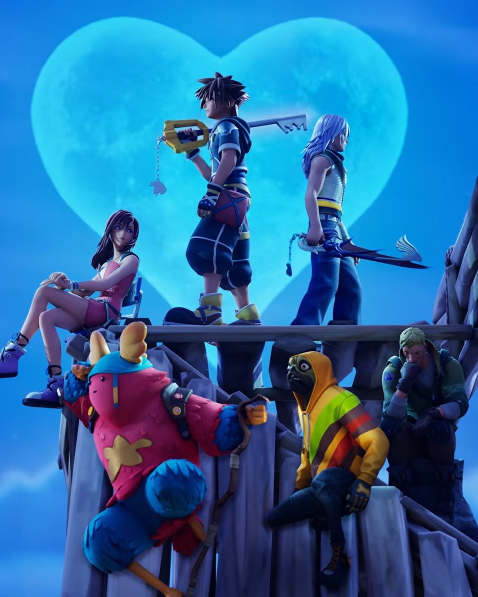 FortniteJPNews's tweet photo. トレーラーでキングダム ハーツ1のパッケージを再現🔥
#フォートナイト https://t.co/QD90mUxfFZ