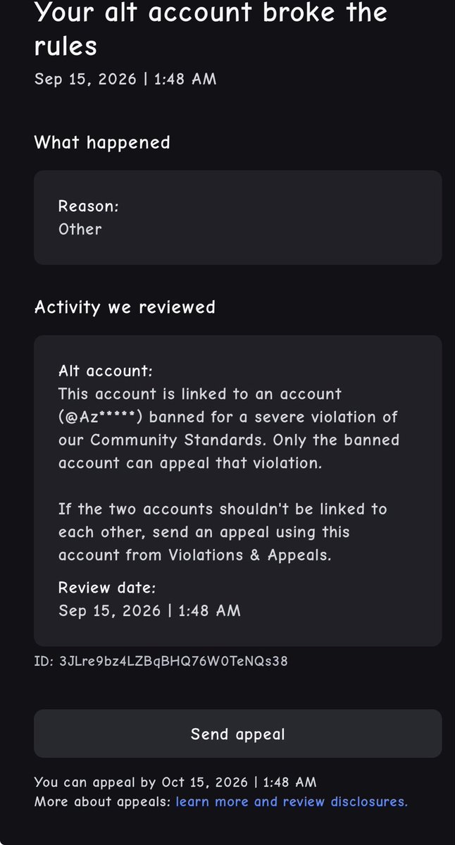 Jaidynbr's tweet photo. Forgot how terrible @Roblox  appeal system is whole time i only have 2 account that are id verified and get linked to a random account https://t.co/ls7WeoGrxH