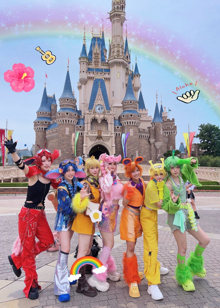 _ellelu7's tweet photo. Aloha~🤙🏽🌺 ⟡.·
今年のスニークもいとこ達と.ᐟ.ᐟ👽⚡️🌴
エンカウンタ〜でえる王になった👑
#Dハロ仮装 #Dハロ仮装2026 https://t.co/Pqv6oUHbwA