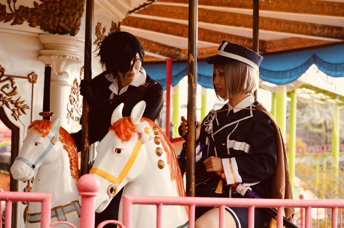 se_n_1146's tweet photo. ⚠️cosplay 刀剣乱舞

※メリーゴーランドに乗っています

▼可愛い前田くん🫶
みけねこさん（@mikenekosan3910 ）

#SBCラクテンチ https://t.co/Z4AFC8oKBr