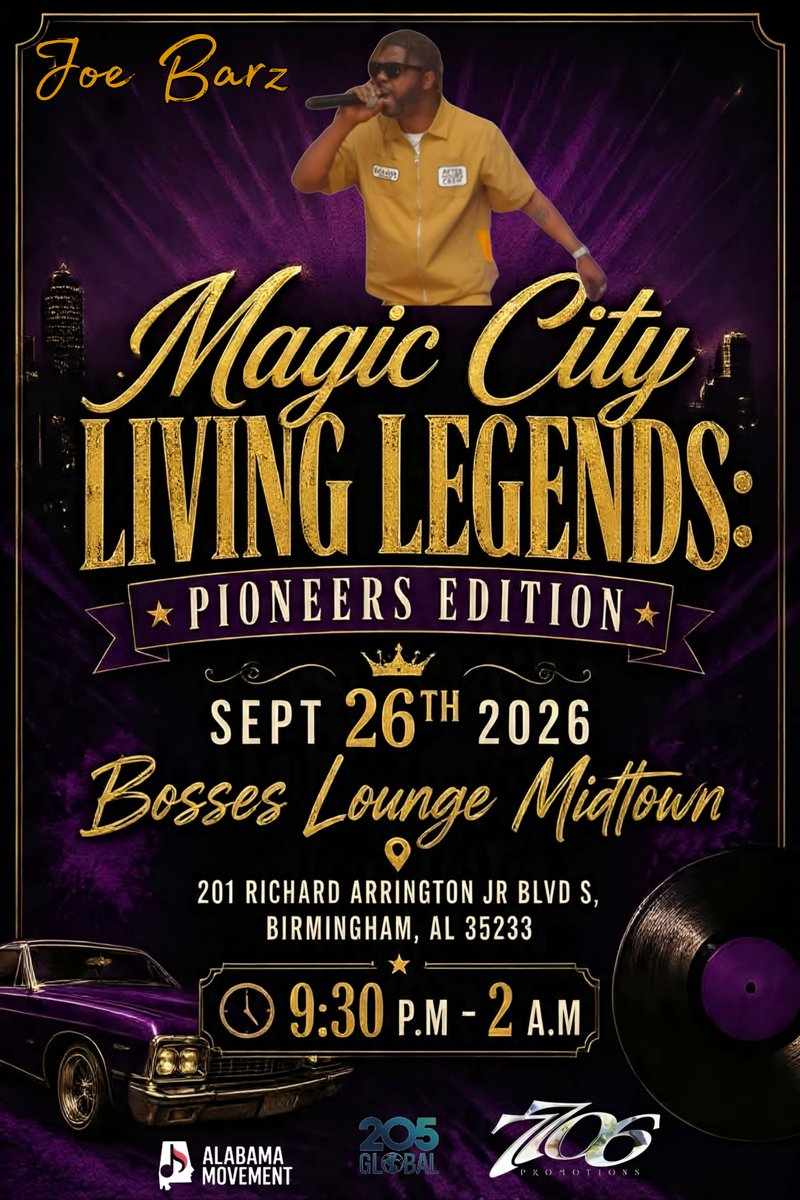 streetzbhndbarz's tweet photo. Performing Live at Magic City Living Legends Sept 26th at Bosses Lounge 
#MagicCityLivingLegends
#Sept26th
#BossesLounge https://t.co/PgOsP4SDrB