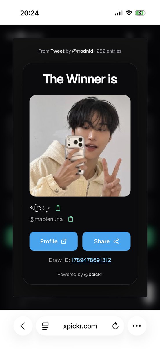 rrodnid's tweet photo. สุ่ม 1 ชุด วันที่ 15 #HappyFelixDay
คุณ @maplenuna รบกวนรายงานตัวภายใน 21.00 น. ค่ะ https://t.co/APd34oFWJz