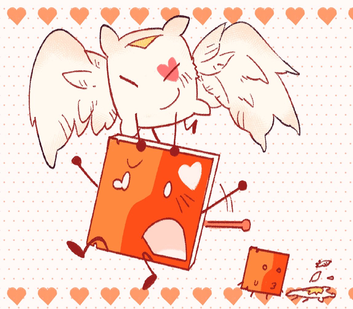 playingtoyz's tweet photo. Song art with leafbook and booklow :] guess whats it based off of https://t.co/WIeJPBkTvP