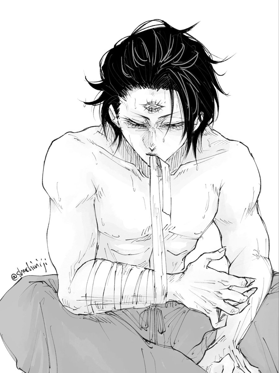 shachiniji's tweet photo. 風呂上がりの男描きたい発作が……✍️ https://t.co/7VZ8FhqMiL