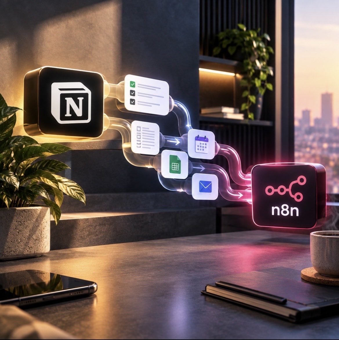 khaled_diak's tweet photo. ربط Notion مع n8n ممكن يحول كثير من التحديثات اليدوية إلى Automation

التطبيق هنا 👇

🔗 https://t.co/QDvxx0NMV5 

#Notion #n8n #Automation #Productivity #AI https://t.co/2v1fCW4lGr