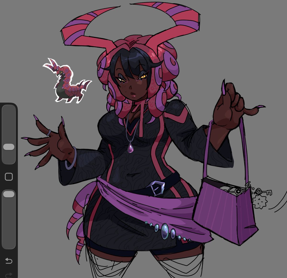 cardbosurfninja's tweet photo. really old gijinka doodle #oc https://t.co/bkLyzI5LNt