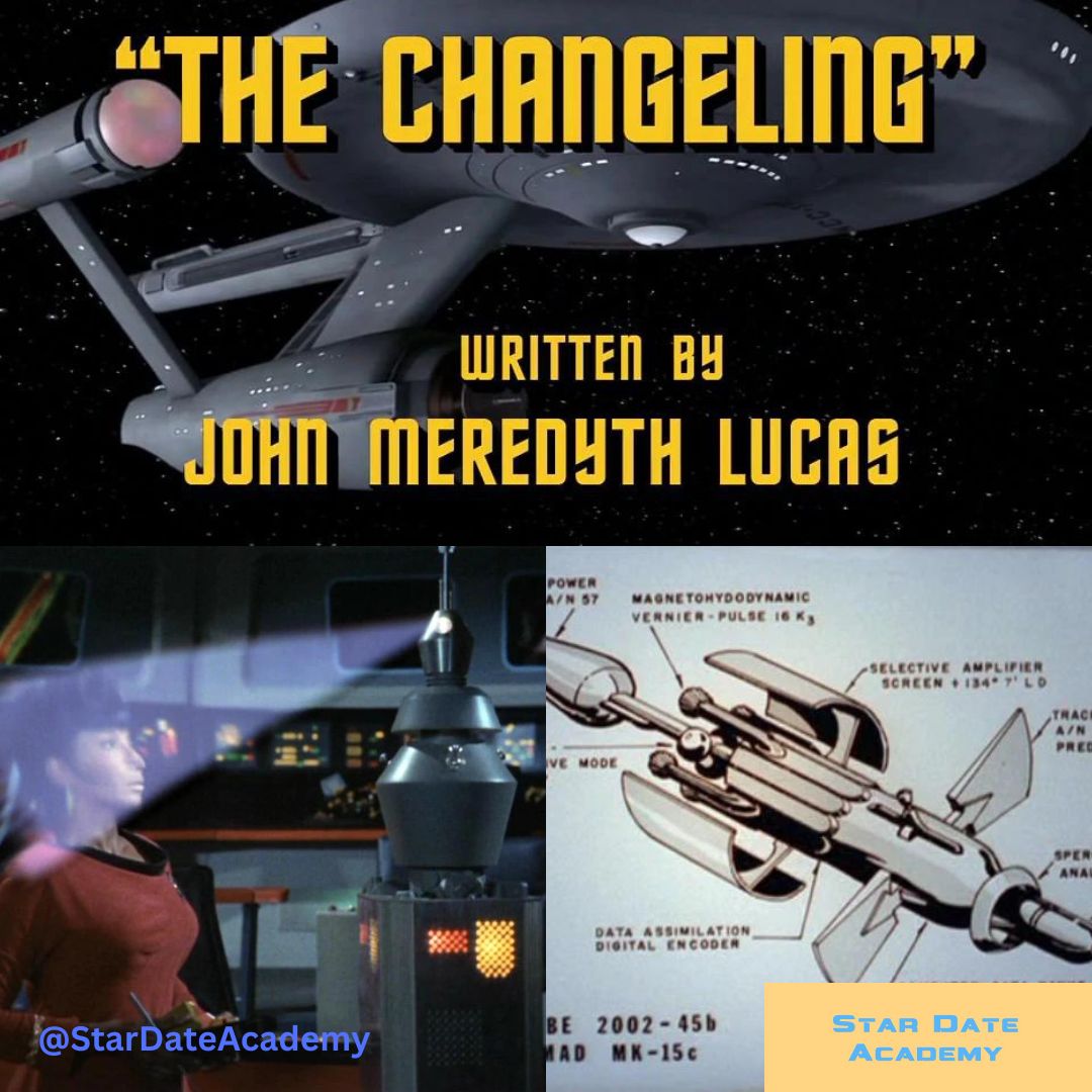 StarDateAcademy's tweet photo. On This Stardate:
1966- The Naked Time TOS S1E4- A space virus gets everyone stoned out of their minds.
1967- The Changeling TOS S2E3- A killer space probe thinks Kirk is its Daddy.
1973- The Lorelei Signal TAS S1E4 #StarTrekTAS- The men get captured so the women have to mount a rescue.