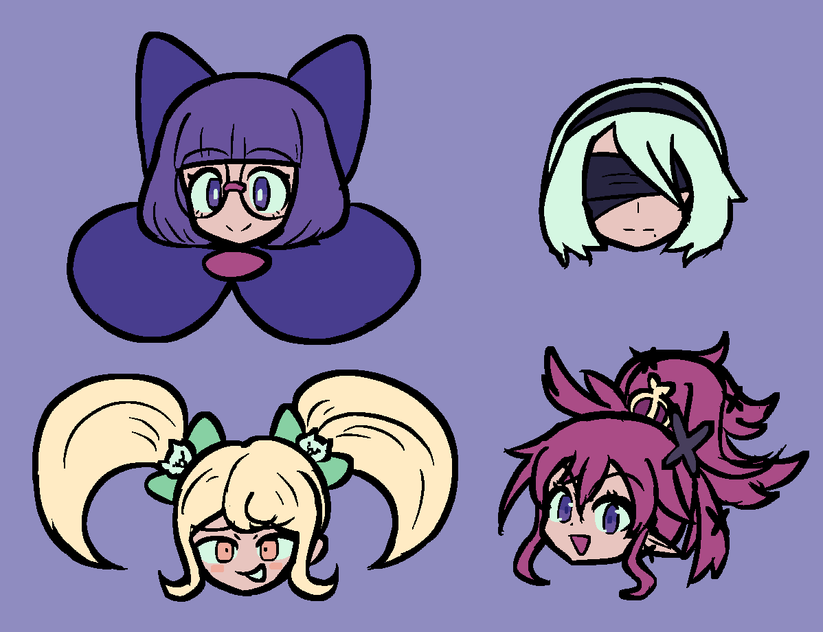 PurpIeNamako's tweet photo. These characters have something in common https://t.co/KwAnVZE8cT