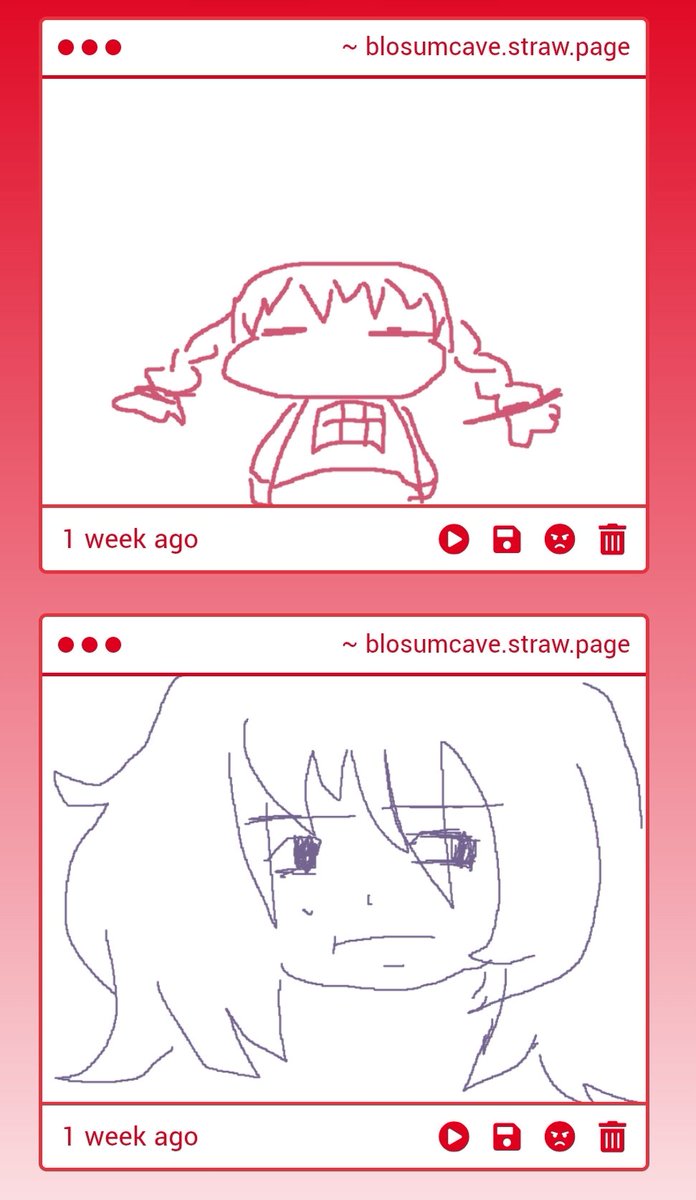 HongLuHugger36's tweet photo. OMG... it's my cute ugly chud Mae...thank you for drawing her...and also fat Madotsuki... Love love them both!!! https://t.co/onONVerqEl