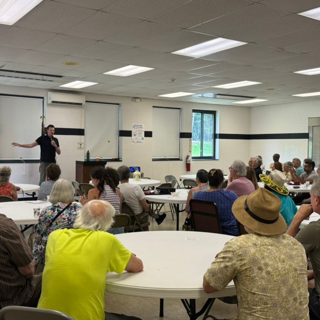 JoshRileyUE's tweet photo. Thank you so much to the Marbletown and Rosendale Democrats! It was great to see a packed room, catch up with old friends, and meet plenty of new ones. Thanks to everyone who came out! https://t.co/xZY60dxXO4