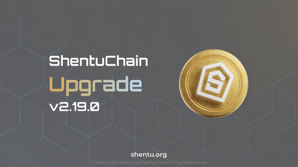 ShentuChain's tweet photo. Announcement: Shentu Mainnet v2.19.0 is Live!

Shentu v2.19.0 successfully upgraded at block #31,150,500.

Another milestone for the network. Huge thanks to validators, developers, and the community for supporting this upgrade every step of the way.

#Shentu $CTK #BlockchainUpgrade #Governance #Cosmos