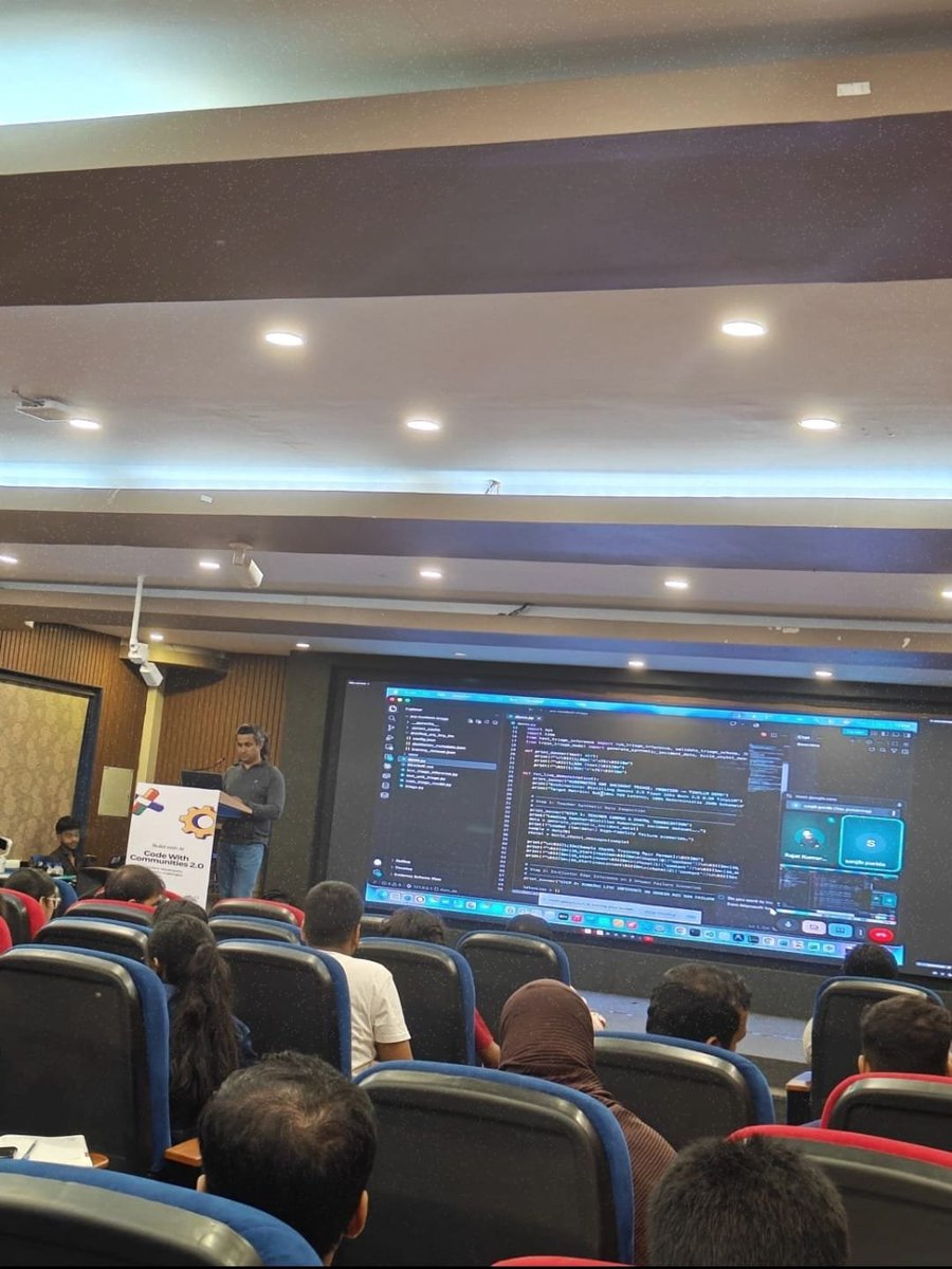 devidatta06's tweet photo. Grateful to attend Code for Communities 2.0 by GDG &amp; GDG Cloud Bhubaneswar at RCM. 

Learned about MCP, AI/LLMs, RAG, AI Agents, SRE, GitHub &amp; Model Fine-tuning—and connected with amazing tech enthusiasts.

Great learning. More building ahead! https://t.co/7opxcXaMr1