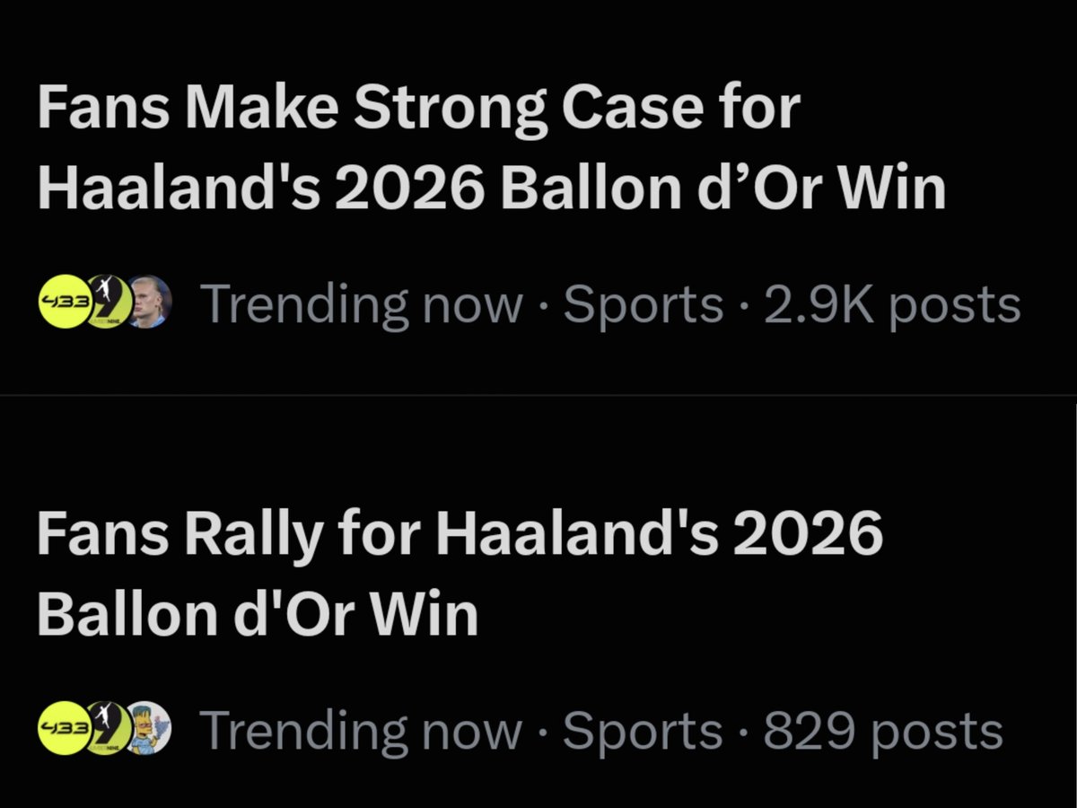 Anikerl9's tweet photo. We got another trending 
#HaalandBallonDor2026 https://t.co/059yTvkEYh