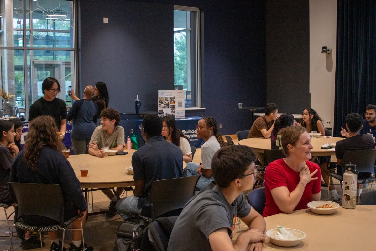 GTliberalarts's tweet photo. The Yellow Jacket Link-Up was a success! This event provided students find their community by connecting with peers who share similar academic interests and experiences to make the academic year even stronger. https://t.co/5fQRjLzuYk