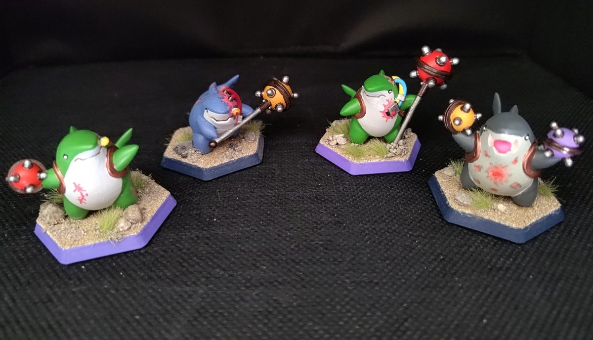 DustofUniverse0's tweet photo. The Crab Squad with Mech and  some test with scars @taigaminiatures https://t.co/h0Zb9Lbtz7
