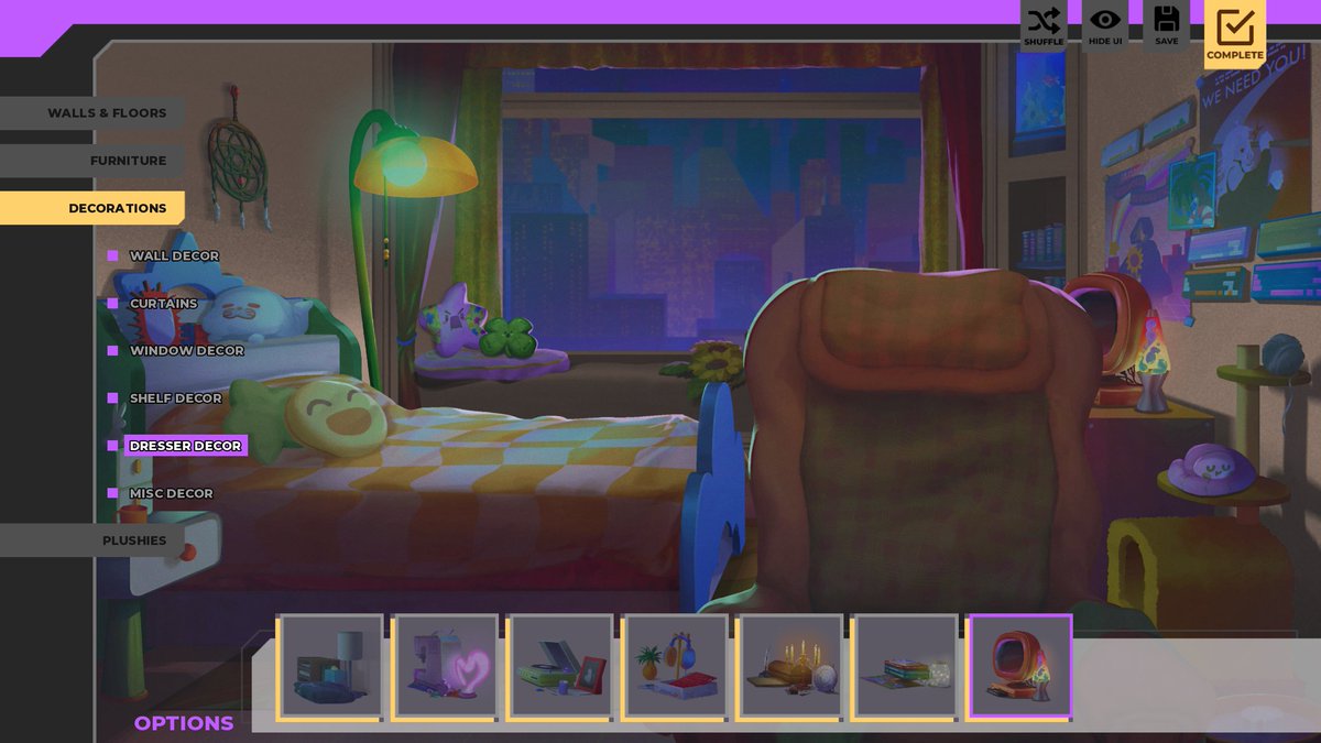 TwoHalfStudios's tweet photo. It's time to get this place cozy 🥳

Thanks to all of our wonderful Kickstarter supporters, room decorating is coming to A Date with Death 2: REMNANTS!

Here's one little sneak peek at what we're working on 👀 https://t.co/hq2lhODR0z