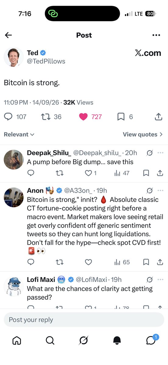 Deepak_shilu_'s tweet photo. @TedPillows Told you save my words https://t.co/UxKOLMCX8D