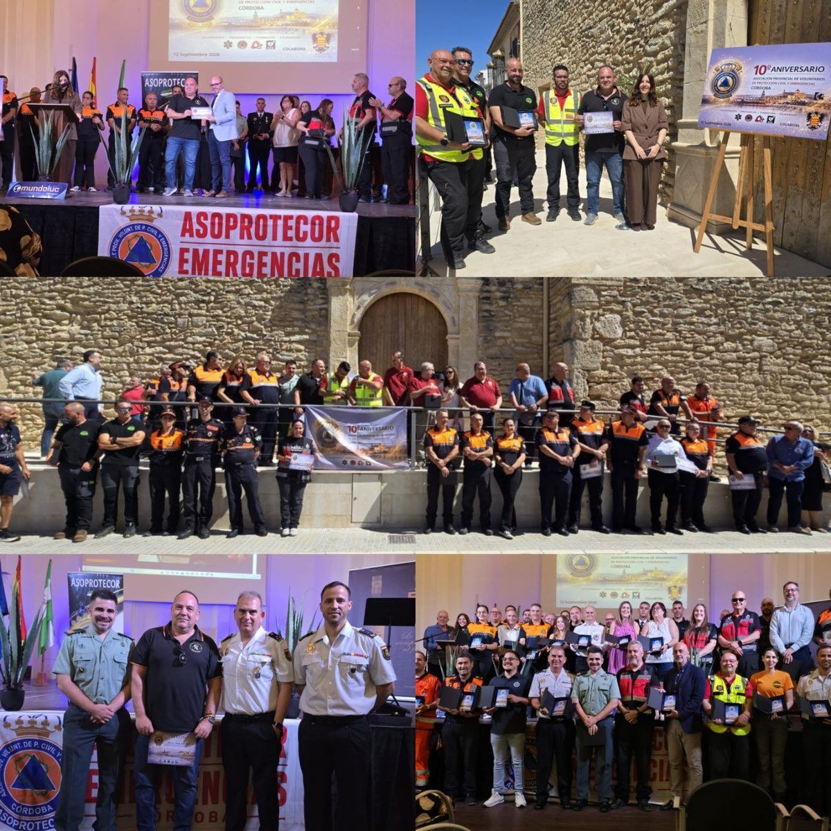 FraileMorinigo's tweet photo. @RagceSevilla acompañó a @asoprotecor en Aguilar de la Frontera (Córdoba) durante la celebración de su 10.º aniversario, reconociendo su compromiso con la solidaridad y las emergencias.
Enhorabuena por estos diez años de servicio y compañerismo.
@guardiacivil
#SiempreGuardiaCivil https://t.co/lStL1rzIBI