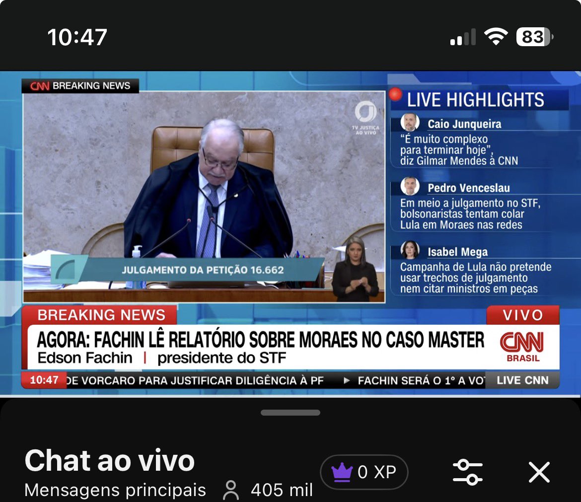 MikaelMedeiro_s's tweet photo. CNN simplesmente com 400 mil pessoas #LiveCNN https://t.co/Fpdbi0uCyP