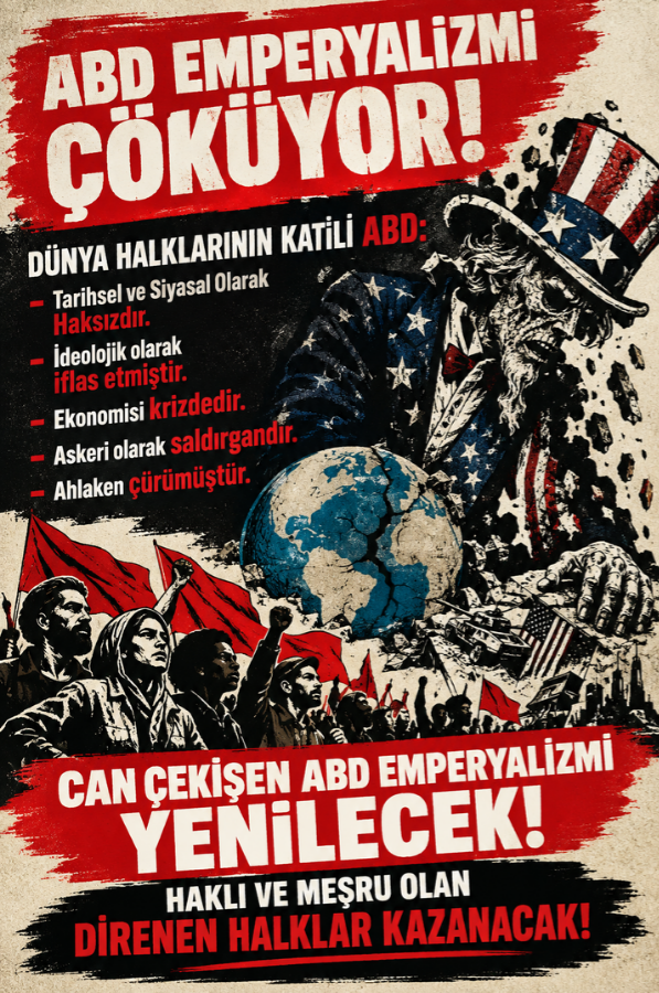TavirYeni2020's tweet photo. TAVIR:
Haftanın Yolumuza Işık Tutan Sözü:

ABD EMPERYALİZMİ ÇÖKÜYOR!

#Kültür #Sanat https://t.co/2hibZwvCfp