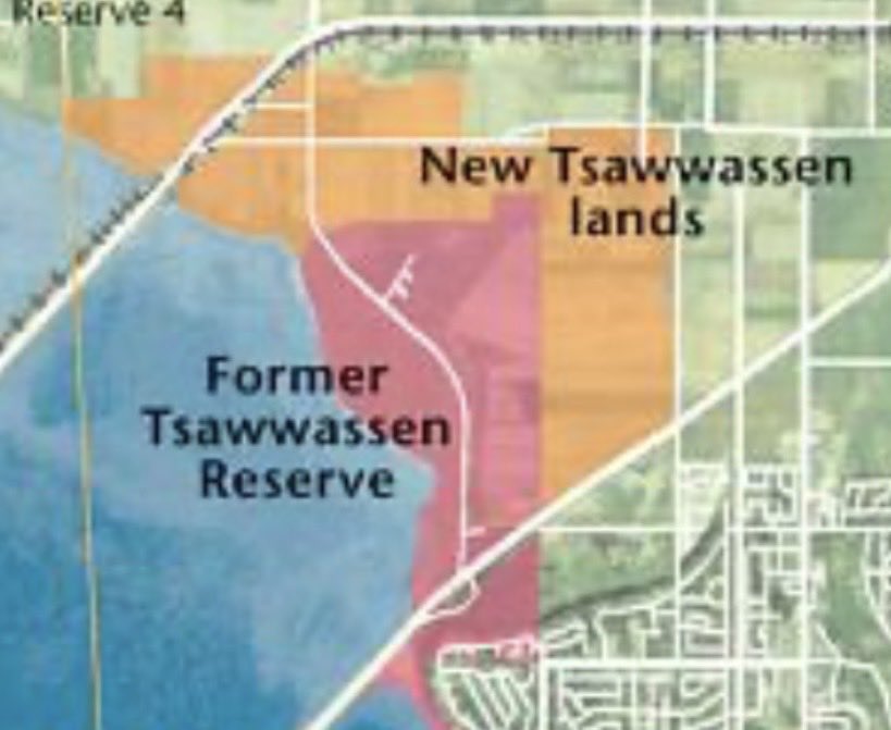 JimMcMurtry01's tweet photo. Tsawwassen FN was given 207 hectares of protected farmland in 2009—all of which is now for mall, housing, warehouse and industrial use. https://t.co/YNI9rbe9pc