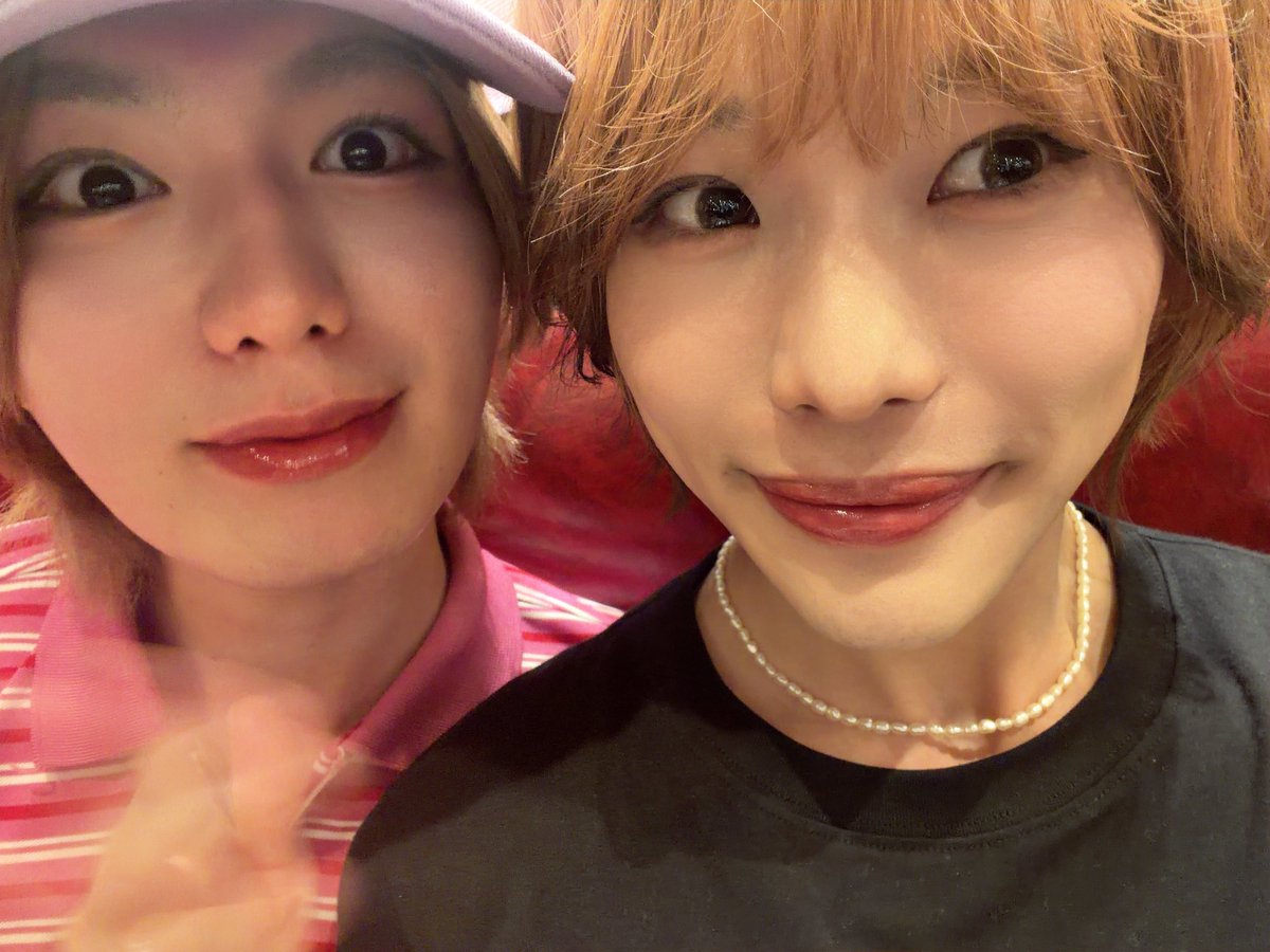 harumi_supafuru's tweet photo. ('ﾛ'* )だ ('ㅂ'* )い ('ε'* )す ('ㅂ'* )き♡

実は復活の前夜祭してたの💛🩷 https://t.co/DqqxQo0pXr