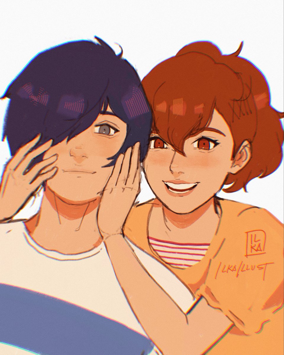 ilkaillust's tweet photo. twins! #persona3 https://t.co/BUNMo0d4Bx