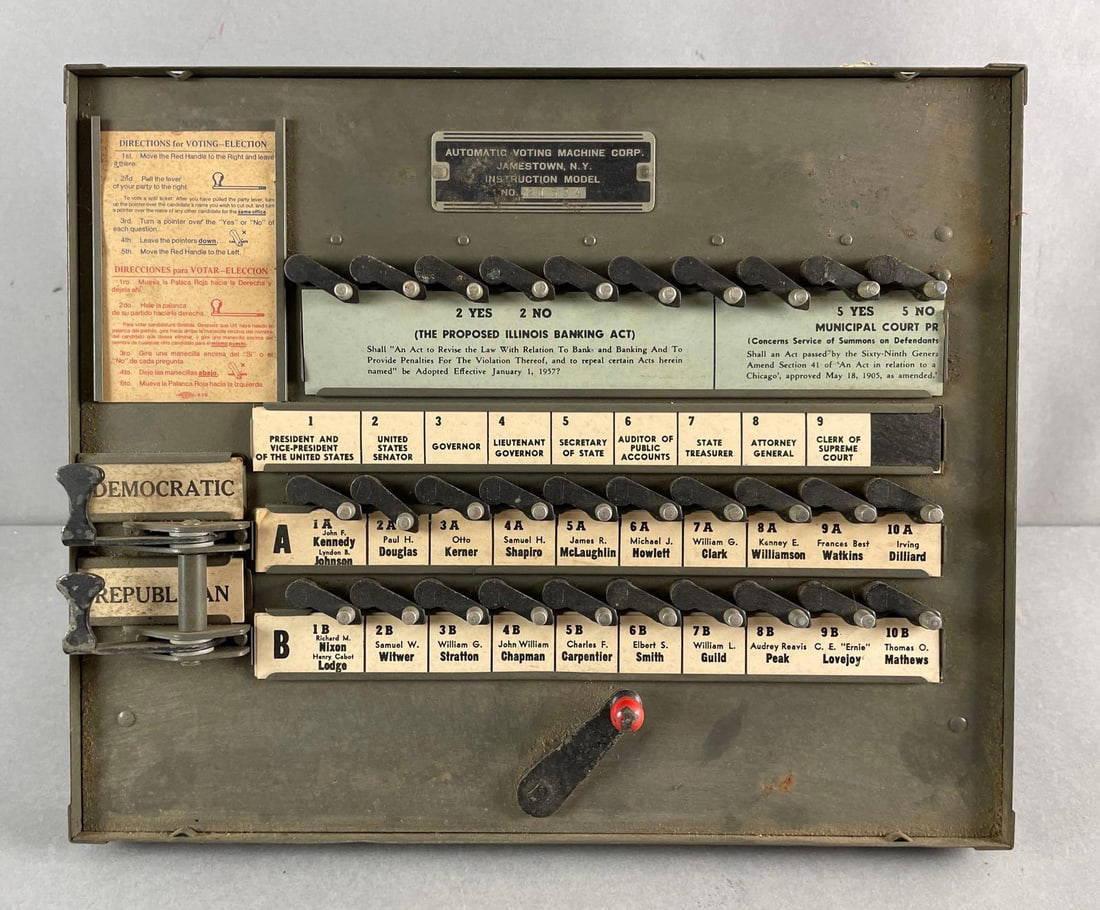 nxt888's tweet photo. Every four years they hand you a lever.
The lever does not connect to most of what the machine does.
It does not connect to the foreign policy apparatus that has operated continuously across administrations of both parties for eighty years.
It does not connect to the Federal Reserve, the intelligence agencies, the defense contractors whose contracts survive every election.
It does not connect to the regulatory bodies staffed by the same people regardless of who wins.
It does not connect to the trade agreements negotiated in private and presented for ratification after the deciding was done.
But they hand you the lever.
And the lever feels real.
And you pull it.
And something happens:
Different people's names are on the offices, different rhetoric comes from the podium, different culture war battles are fought in the discourse.
And the machine continues.
Pulling the lever is not democracy.
Pulling the lever is the ritual that makes the machine feel like yours.
There is a difference.
They are counting on you not to notice it.