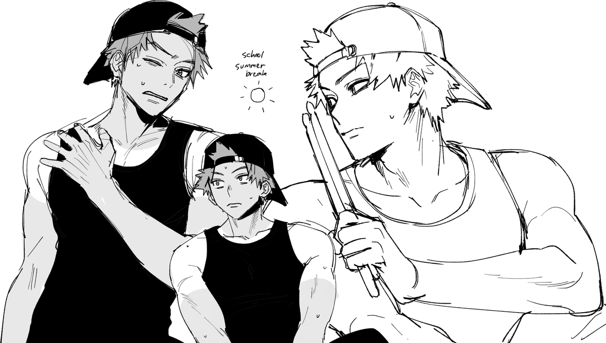 kaohom_fanart's tweet photo. หน้าร้อนแดดมันแรง https://t.co/ZE1k4Ep6Au